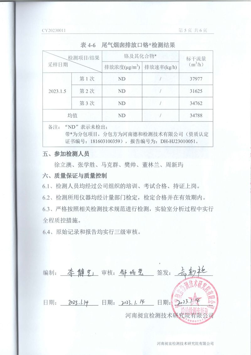 2023年01月 廢水、廢氣 檢測(cè)報(bào)告-5