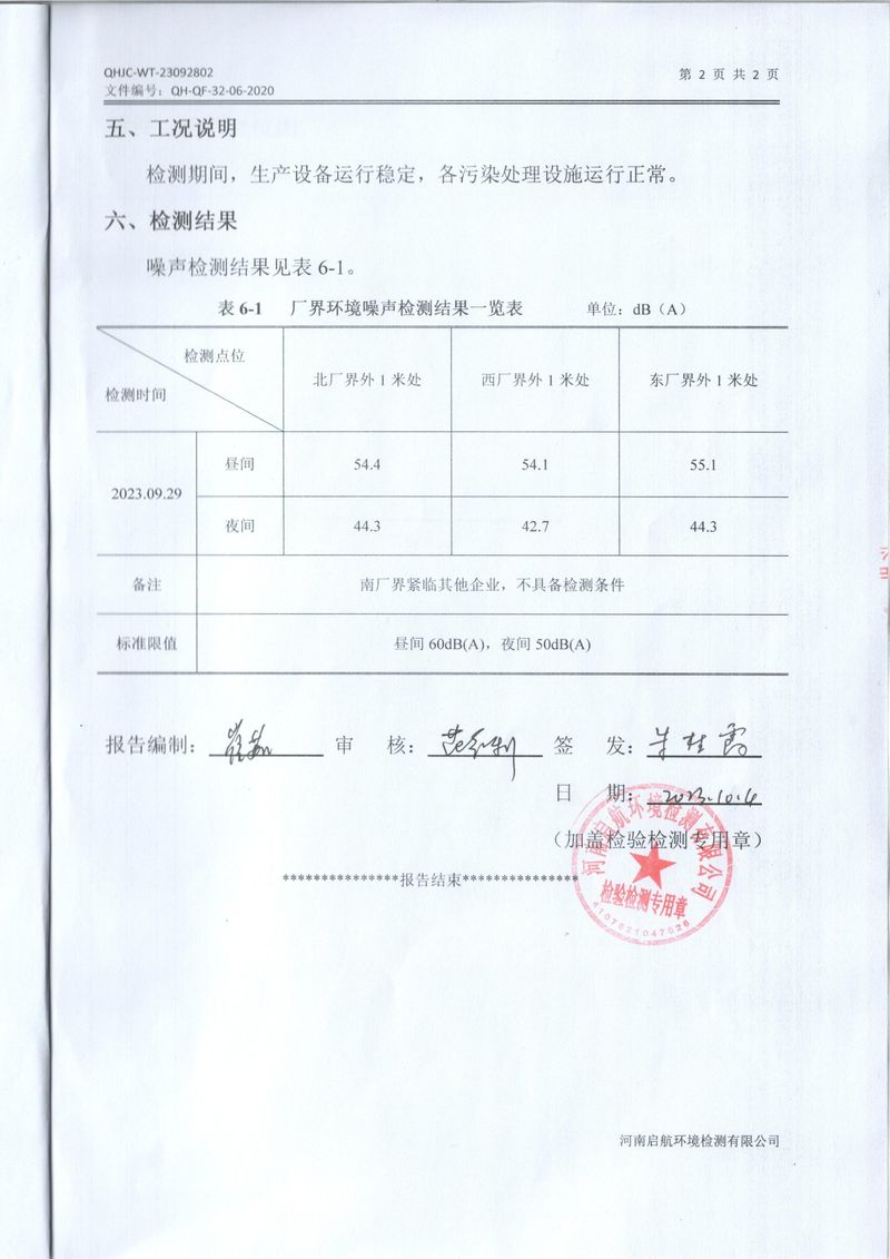 2023年第三季度噪聲監(jiān)測(cè)報(bào)告-鉑瑞-4